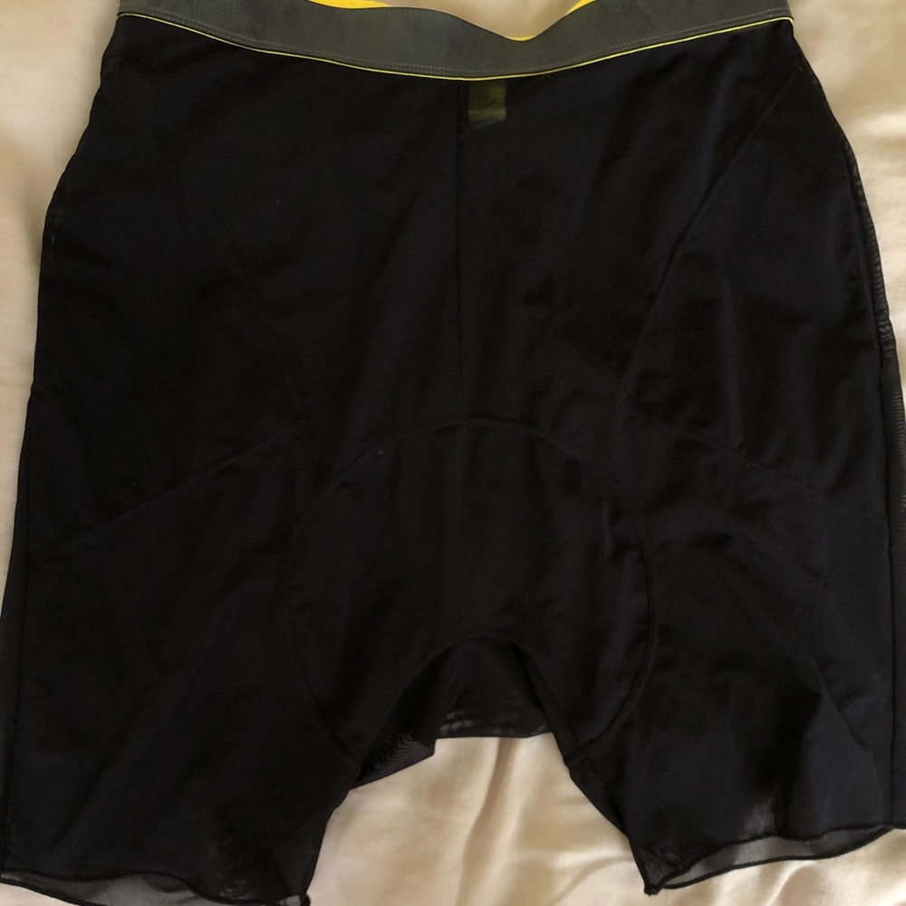 sheer low rise mesh boy shorts
